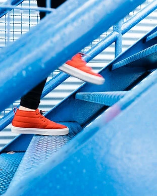 Bis die Blue Treppen